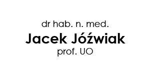 dr hab. n. med. Jacek Jóźwiak, prof. UO